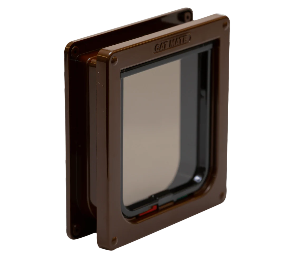 Cat Mate 4 Way Locking Cat Door with Liner [Suits Timber doors only], average size - Image 11