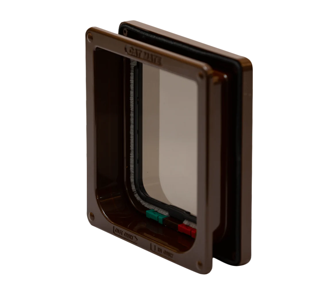 Cat Mate 4 Way Locking Cat Door with Liner [Suits Timber doors only], average size - Image 9