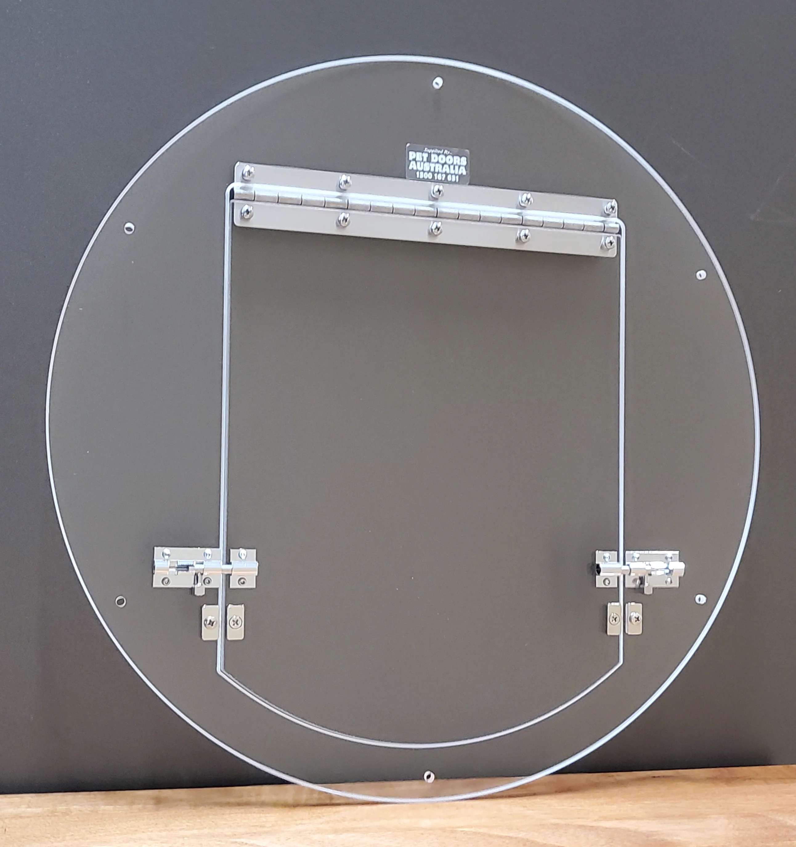 Round Perspex - Clear Glass Fitting Door (all sizes, colours optional) - Image 3