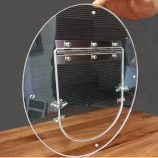 Round Perspex - Clear Glass Fitting Door (all sizes, colours optional) - Image 4